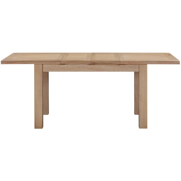 Wiltshire Oak Dining Table With 2 Extensions 132-198 X 90 - Image 3