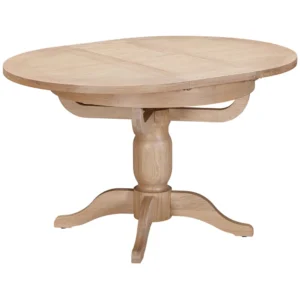 Wiltshire Oak Round Pedestal Extending Table