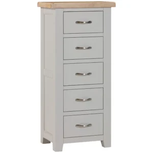 Wiltshire Painted 5 Drawer Tall Chest