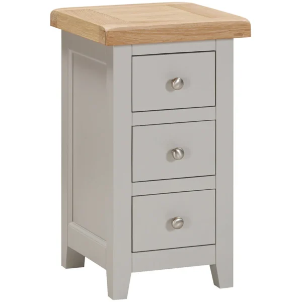 Wiltshire Painted Compact 3 Drawer Bedside