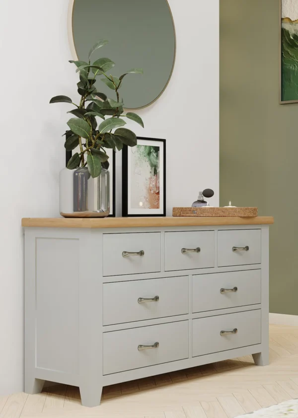 Wiltshire Painted 3 Over 4 Chest - Image 6