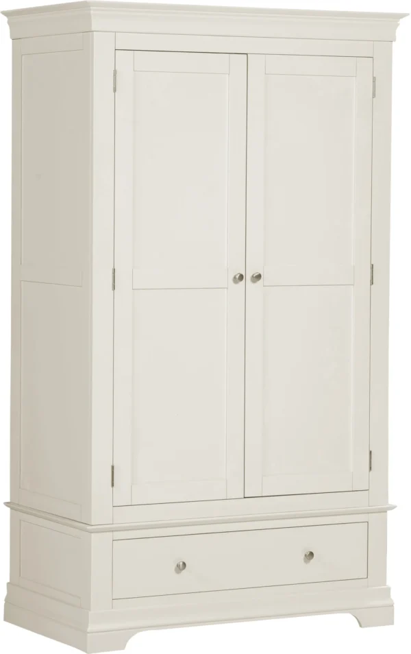 Bordeaux 2 Door Wardrobe (Ivory)