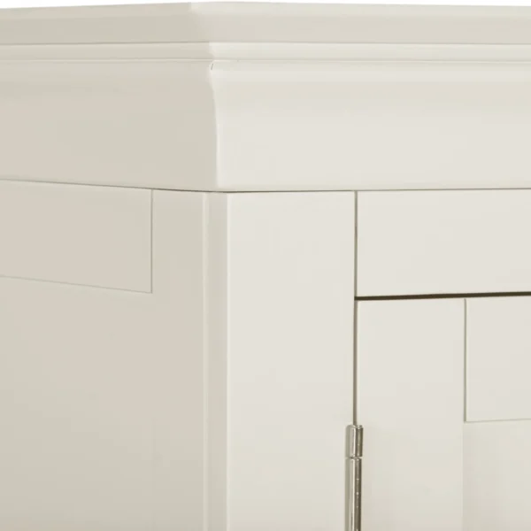 Bordeaux 2 Door Wardrobe (Ivory) - Image 4