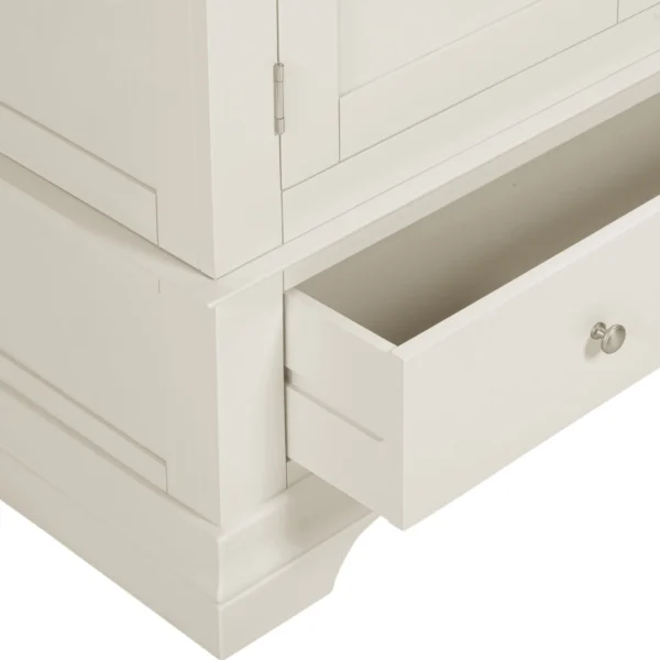 Bordeaux 2 Door Wardrobe (Ivory) - Image 5