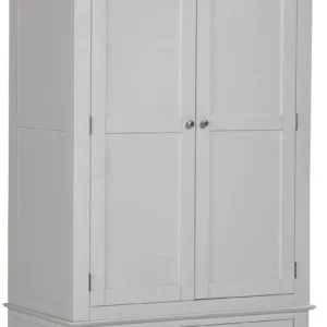 Bordeaux 2 Door Wardrobe (Pebble Grey)