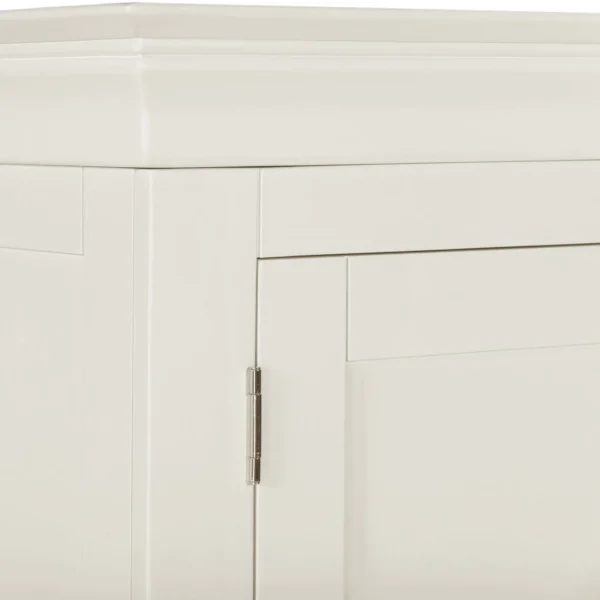 Bordeaux 3 Door Wardrobe (Ivory) - Image 6
