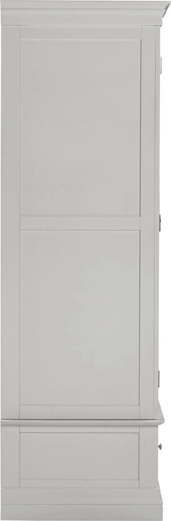 Bordeaux 3 Door Wardrobe (Pebble Grey) - Image 4