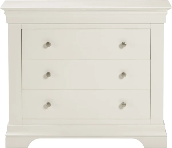 Bordeaux 3 Drawer Chest (Ivory) - Image 4
