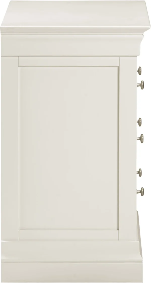 Bordeaux 3 Drawer Chest (Ivory) - Image 5