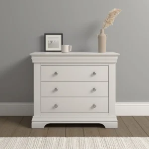 Bordeaux 3 Drawer Chest (Ivory)