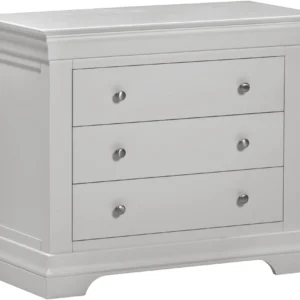Bordeaux 3 Drawer Chest (Pebble Grey)