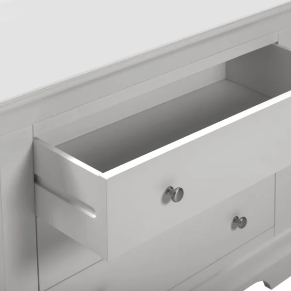 Bordeaux 3 Drawer Chest (Pebble Grey) - Image 5