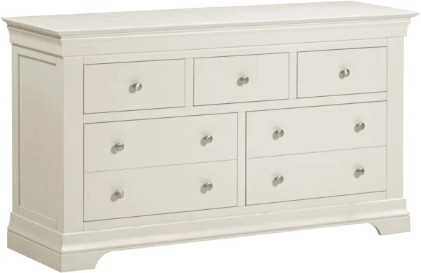 Bordeaux 3+2 Drawer Chest (Ivory)
