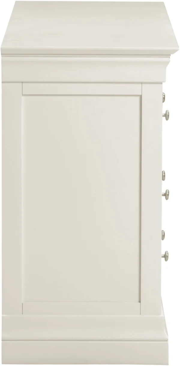Bordeaux 3+2 Drawer Chest (Ivory) - Image 4