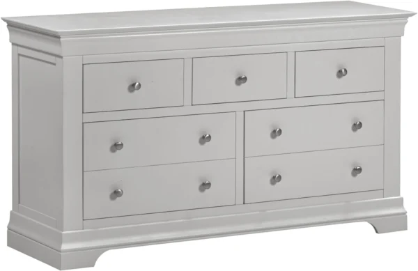 Bordeaux 3+2 Drawer Chest (Pebble Grey)