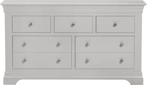 Bordeaux 3+2 Drawer Chest (Pebble Grey) - Image 3