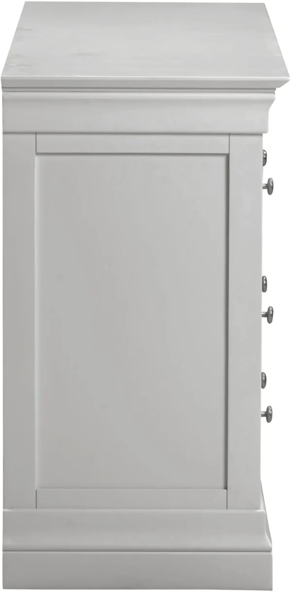 Bordeaux 3+2 Drawer Chest (Pebble Grey) - Image 4