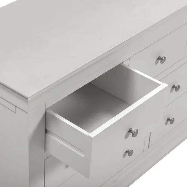 Bordeaux 3+2 Drawer Chest (Pebble Grey) - Image 5