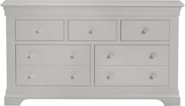 Bordeaux 3+2 Drawer Chest (Pebble Grey) - Image 6