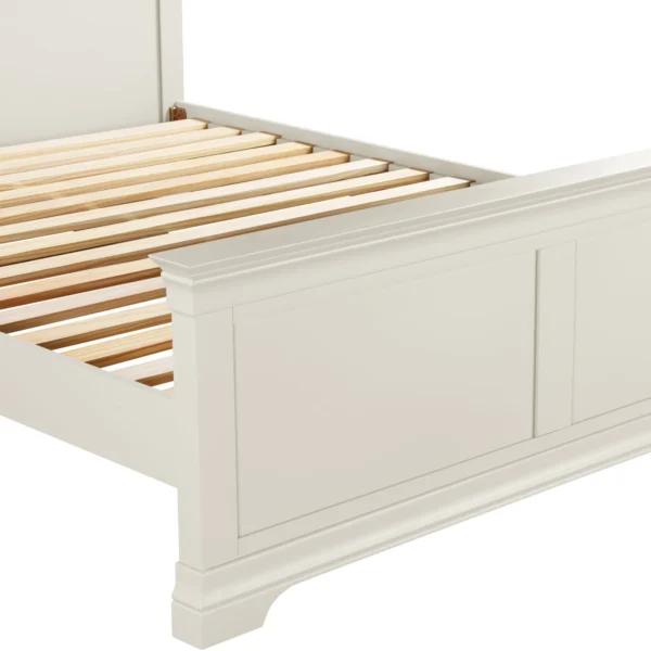 Bordeaux 5' Bed High Foot End (Ivory) - Image 4