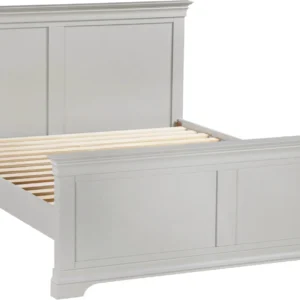 Bordeaux 5' Bed High Foot End (Pebble Grey)
