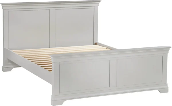 Bordeaux 5' Bed High Foot End (Pebble Grey)