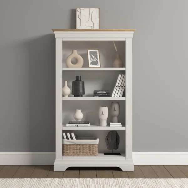 Bordeaux Bookcase (Ivory/Oak) - Image 5