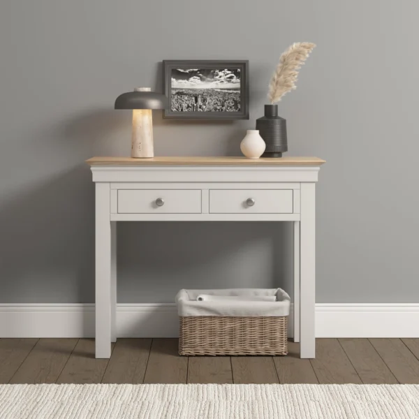 Bordeaux Console Table (Ivory/Oak) - Image 7