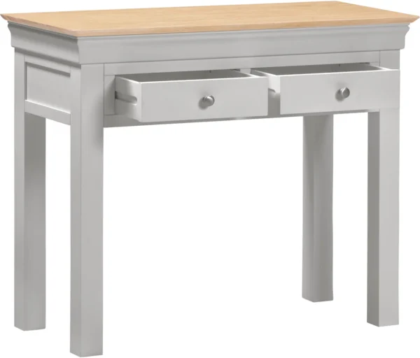 Bordeaux Console Table (Pebble Grey/Oak) - Image 2