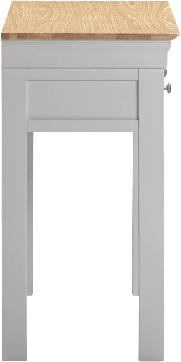 Bordeaux Console Table (Pebble Grey/Oak) - Image 4