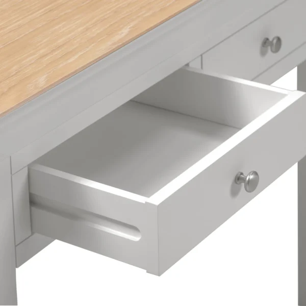 Bordeaux Console Table (Pebble Grey/Oak) - Image 5