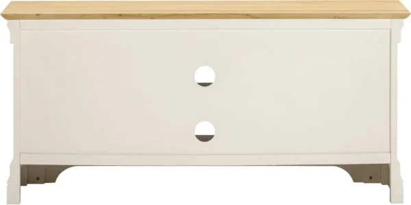 Bordeaux Small TV Stand (Ivory/Oak) - Image 5