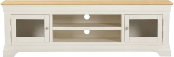 Bordeaux TV Stand (Ivory/Oak) - Image 2