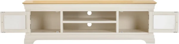 Bordeaux TV Stand (Ivory/Oak) - Image 3