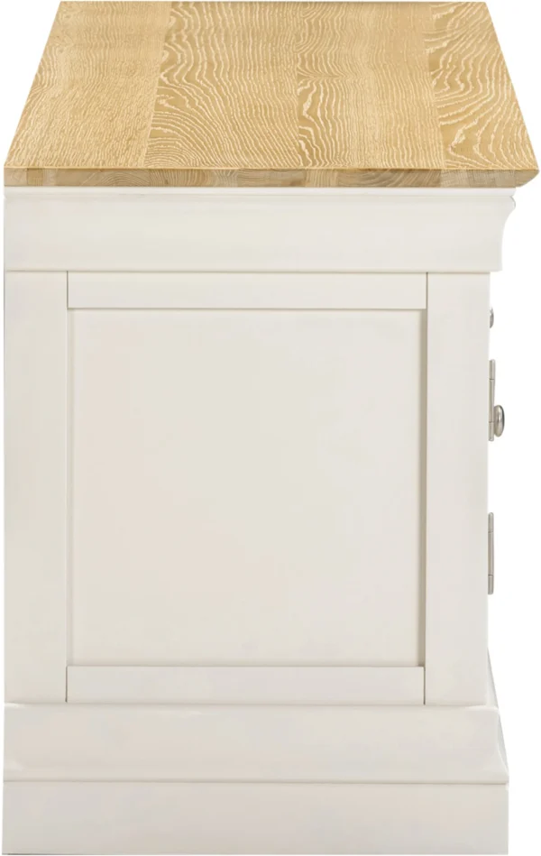 Bordeaux TV Stand (Ivory/Oak) - Image 4