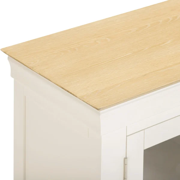 Bordeaux TV Stand (Ivory/Oak) - Image 6
