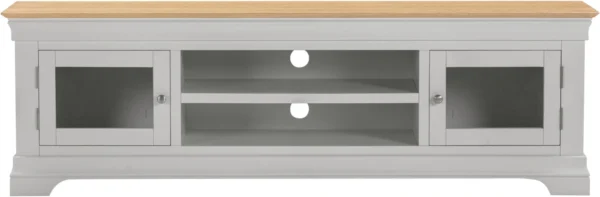 Bordeaux TV Stand (Pebble Grey/Oak) - Image 2