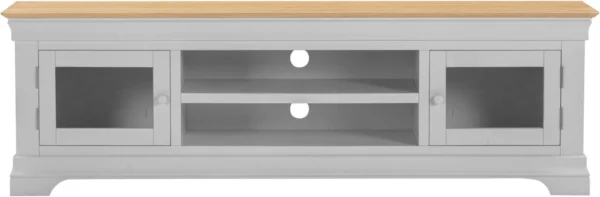 Bordeaux TV Stand (Pebble Grey/Oak) - Image 7
