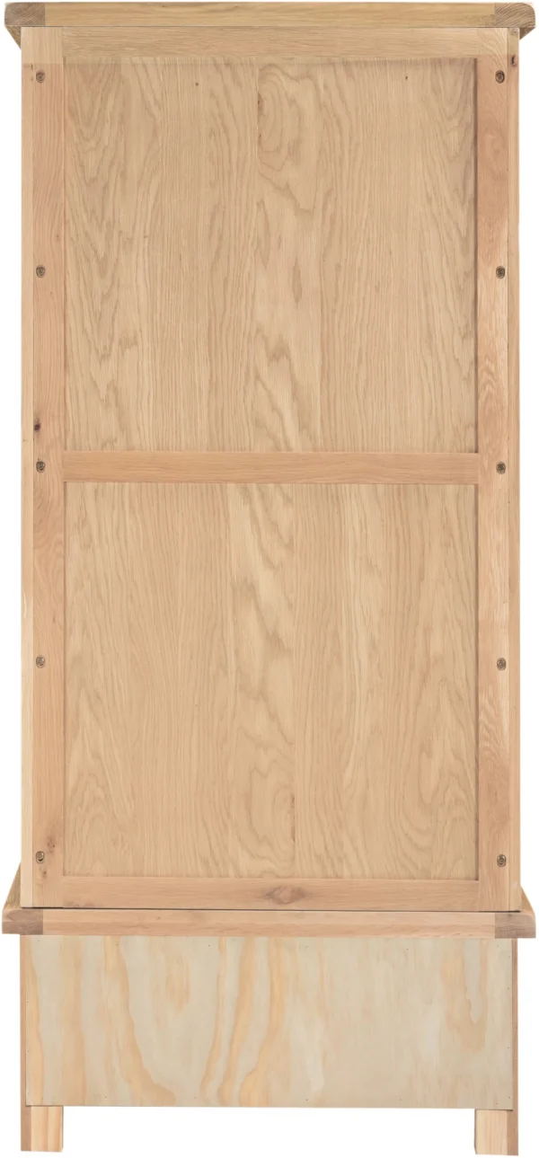 Windsor 2 Door 1 Drawer Wardrobe (Natural Oak) - Image 5