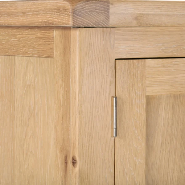 Windsor 2 Door 1 Drawer Wardrobe (Natural Oak) - Image 6