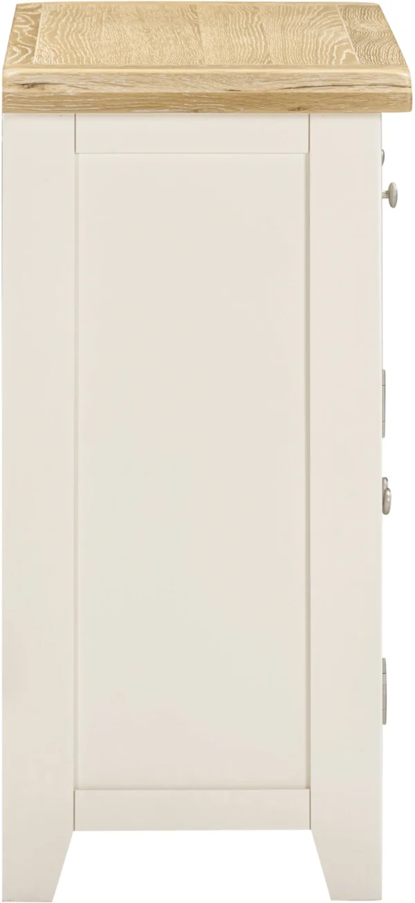 Windsor 2 Door 2 Drawer Sideboard (Ivory/Oak) - Image 4