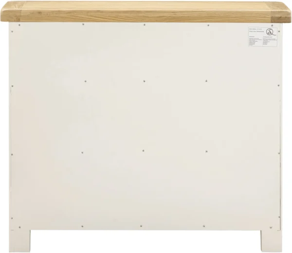Windsor 2 Door 2 Drawer Sideboard (Ivory/Oak) - Image 5