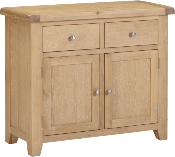 Windsor 2 Door 2 Drawer Sideboard (Natural Oak)