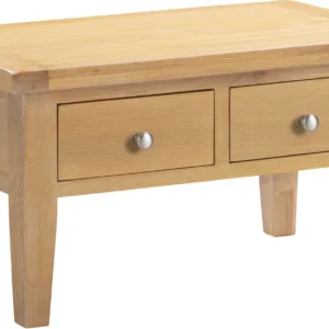 Windsor 2 Drawer Coffee Table (Natural Oak)