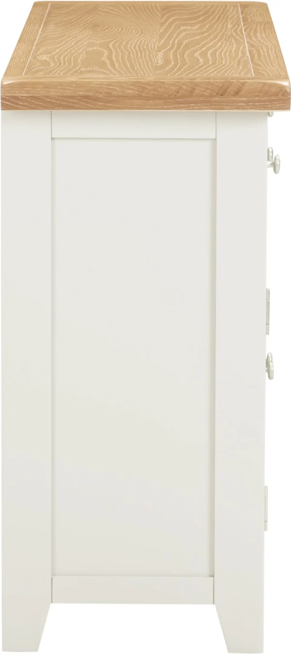 Windsor 3 Door 3 Drawer Sideboard (Ivory/Oak) - Image 4