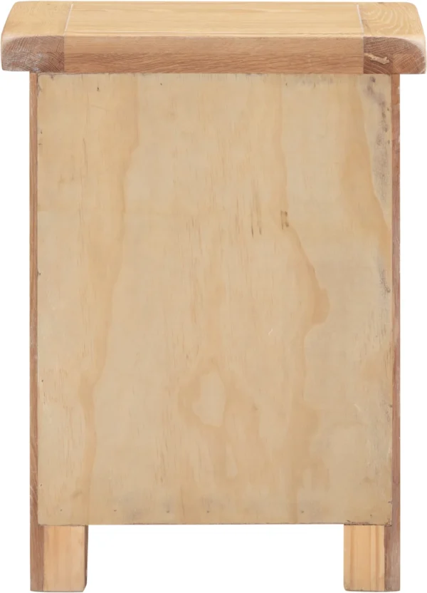 Windsor 3 Drawer Bedside (Natural Oak) - Image 5