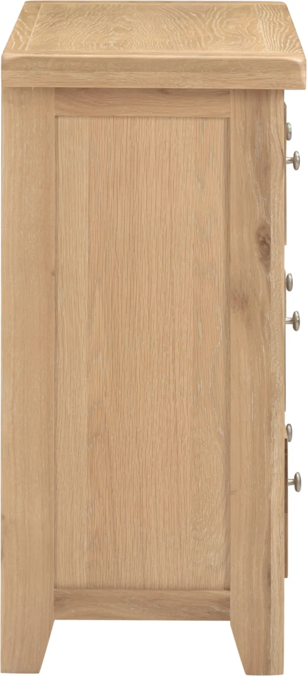 Windsor 3 Drawer Chest (Natural Oak) - Image 4