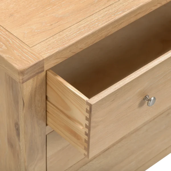 Windsor 3 Drawer Chest (Natural Oak) - Image 2