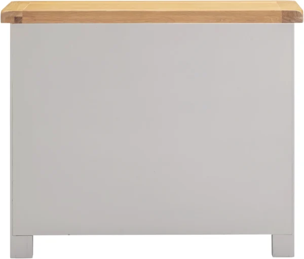 Windsor 3 Drawer Chest (Pebble Grey/Oak) - Image 5