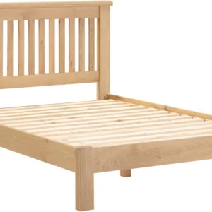 Windsor 4'6" Bed Low Foot End (Natural Oak)